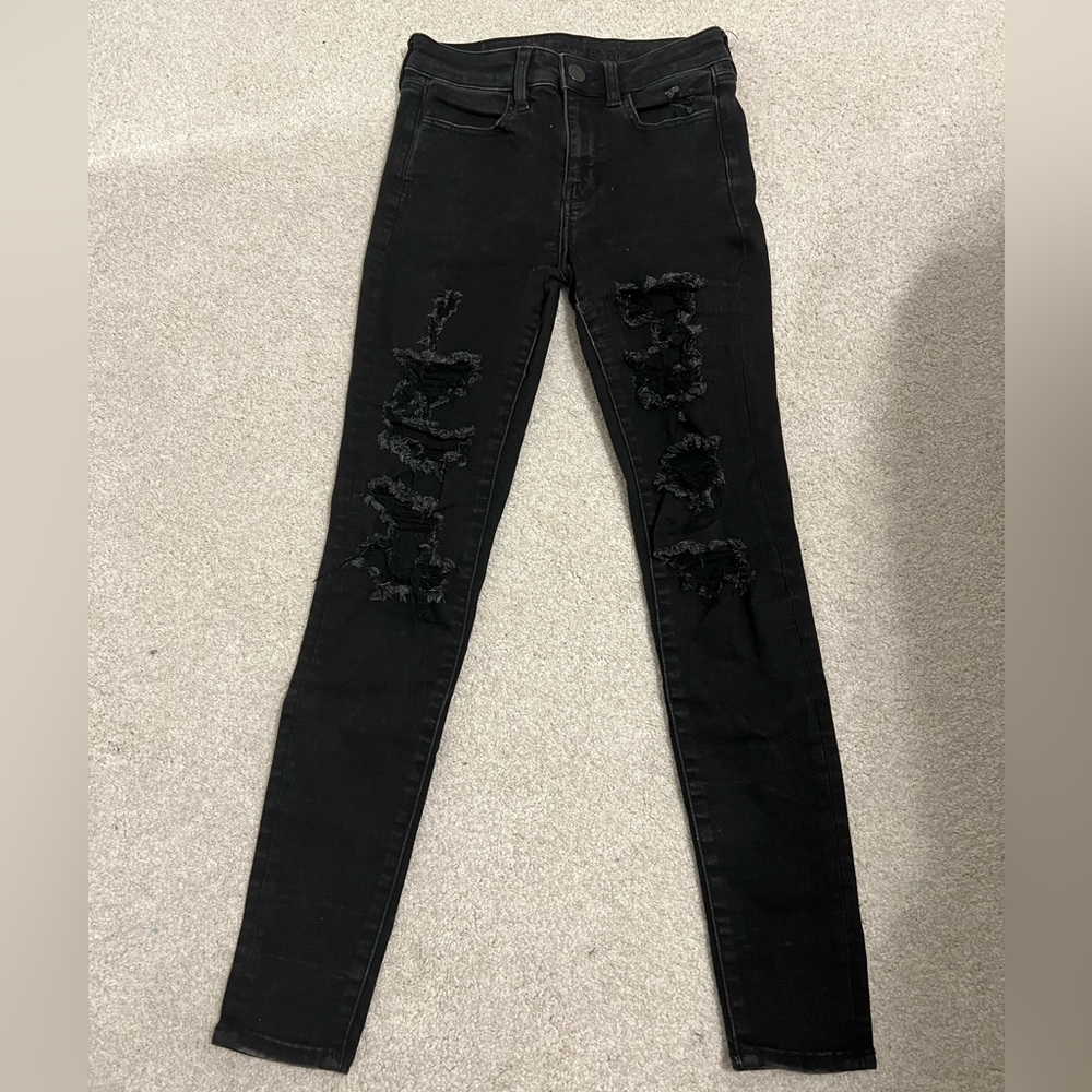American Eagle Jeans - Black Skinny Jeans size 2